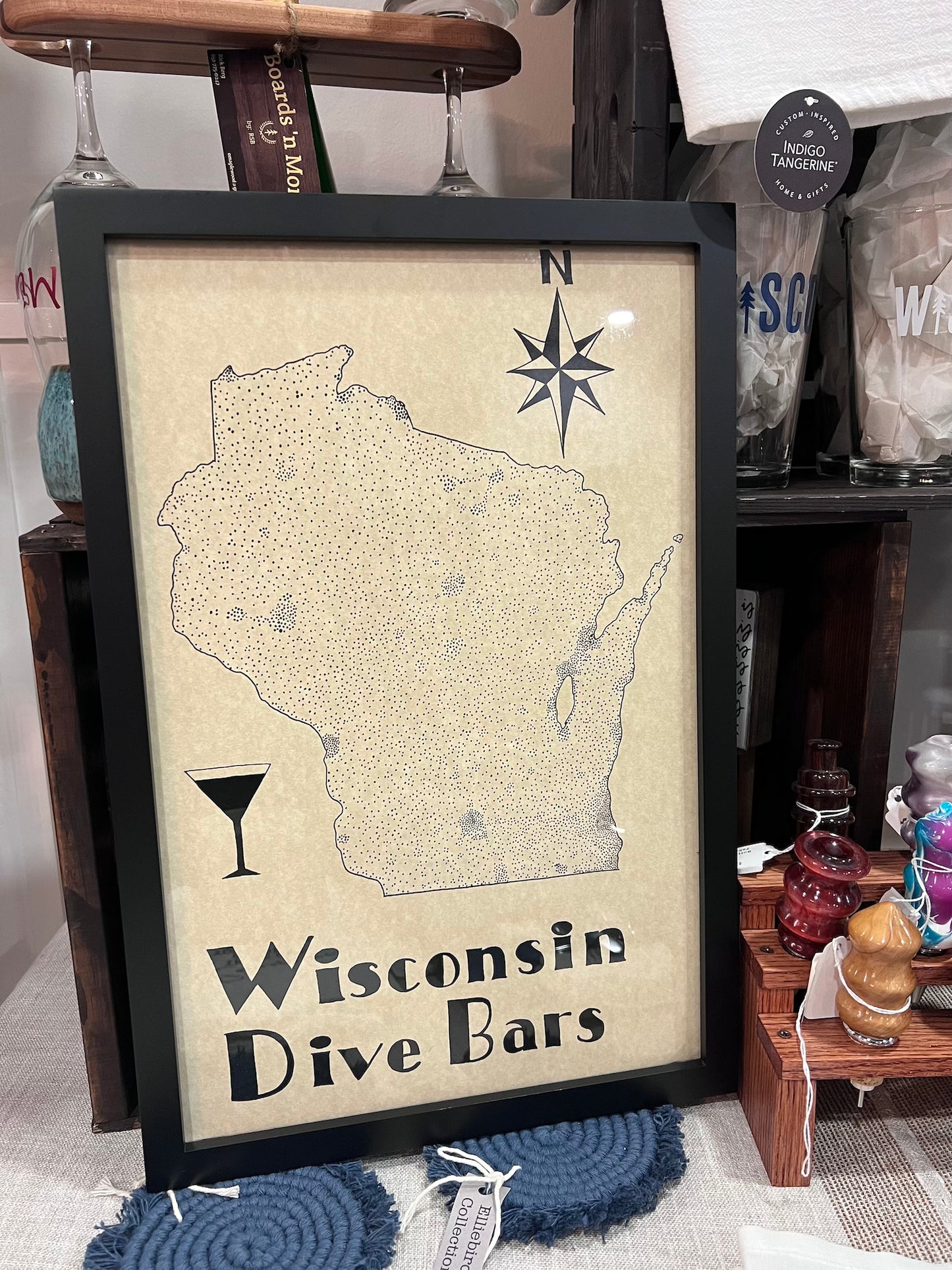 Wisconsin Dive Bar Map