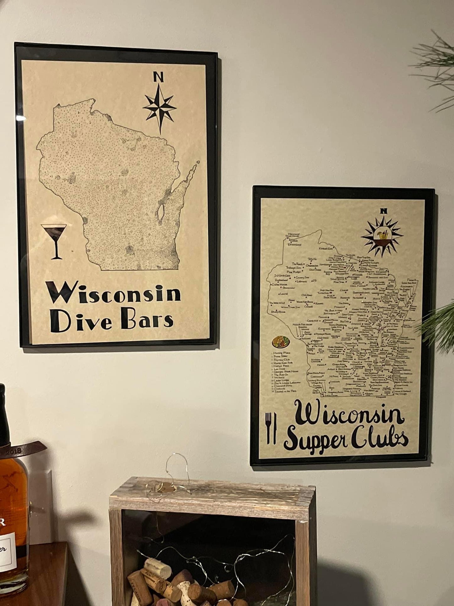 Wisconsin Dive Bar Map